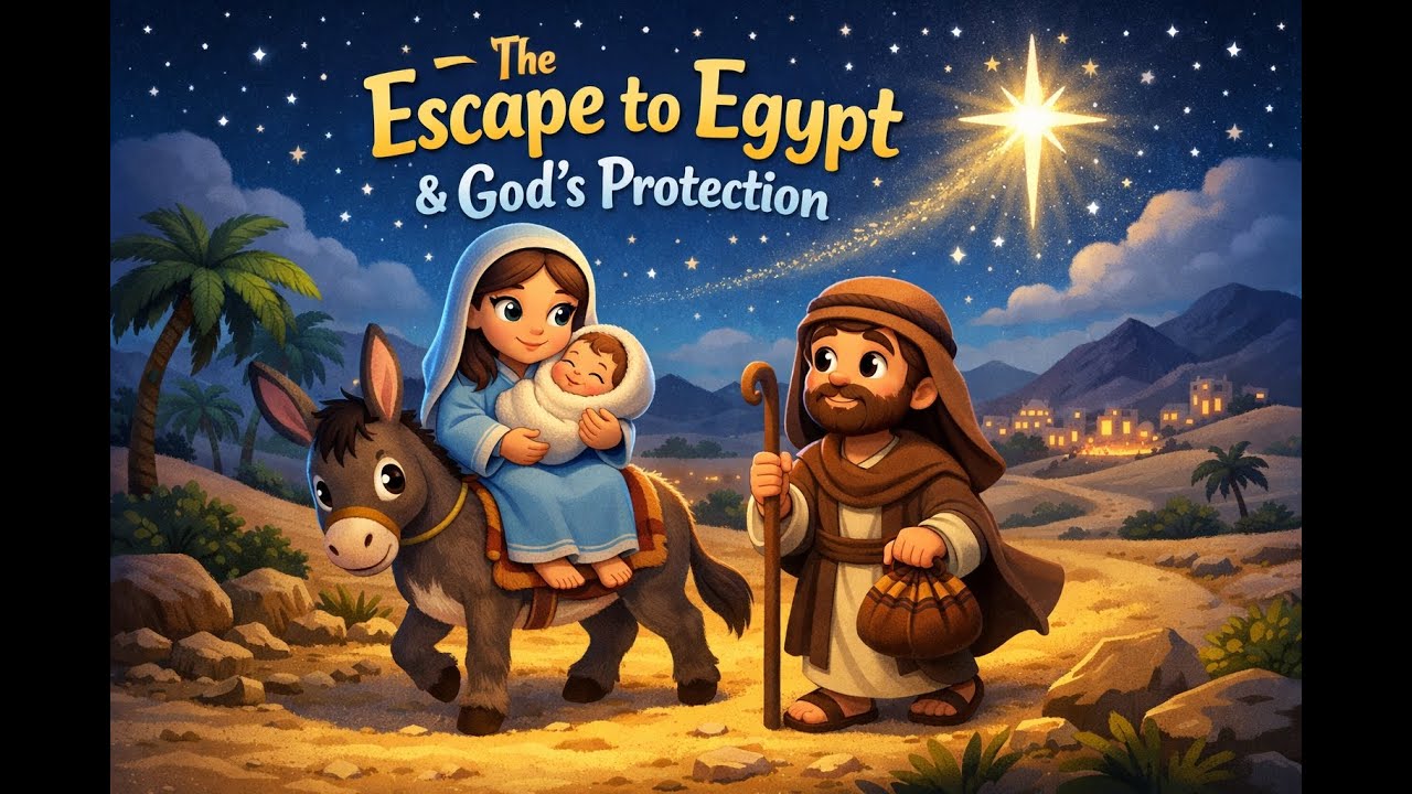 The Escape to Egypt & God&rsquo;s Protection | Christmas Story for Kids