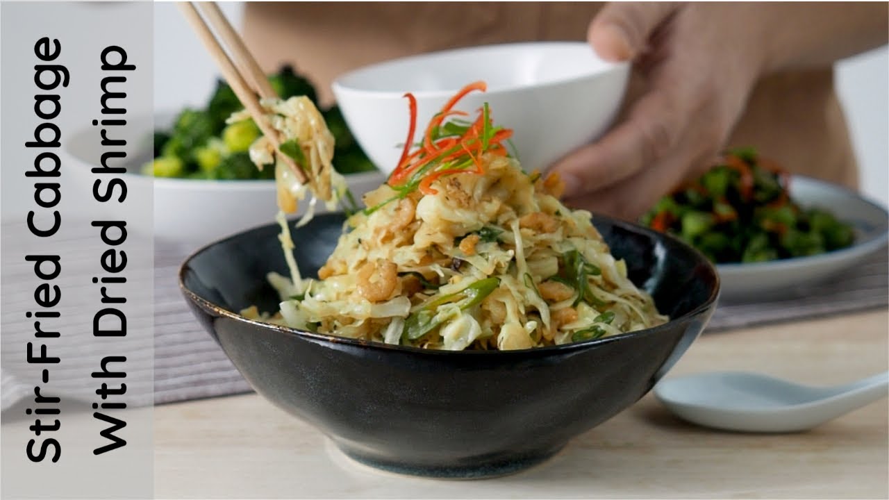 Stir Fried Cabbage with Dried Shrimp: The Perfect Side Dish