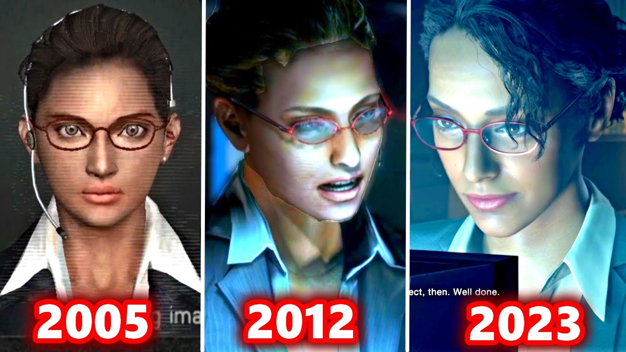Resident Evil - Evolution Of Hunnigan From (2005 - 2023)