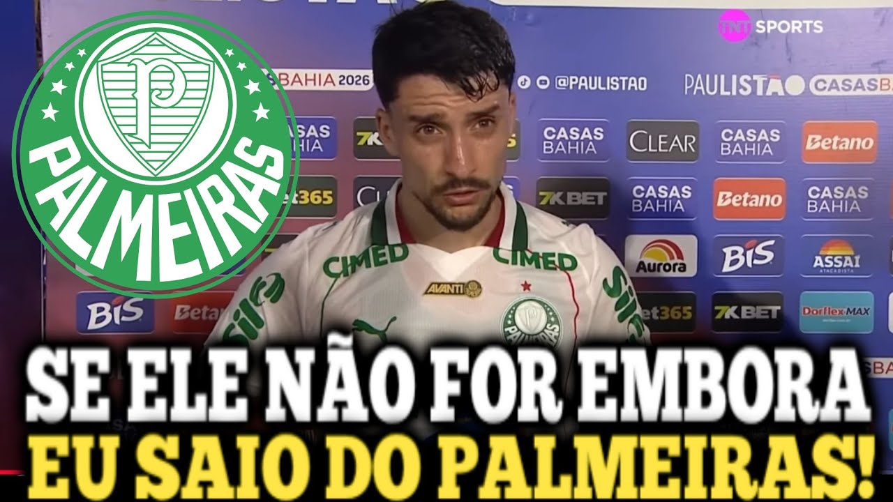 🚨 NÃO AGUENTOU A PRESSÃO! DESPEDIDA NO VERDÃO CONFIRMADO AGORA! NOTÍCIAS DO PALMEIRAS HOJE
