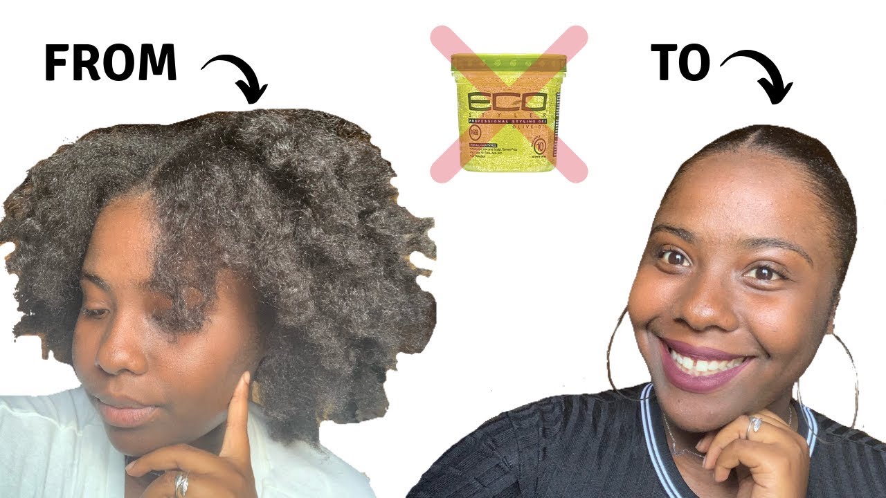 TUTO : PLAQUER SES CHEVEUX CRÉPUS/BOUCLÉS/FRISÉS SANS GEL ⎜N’HAPPY G