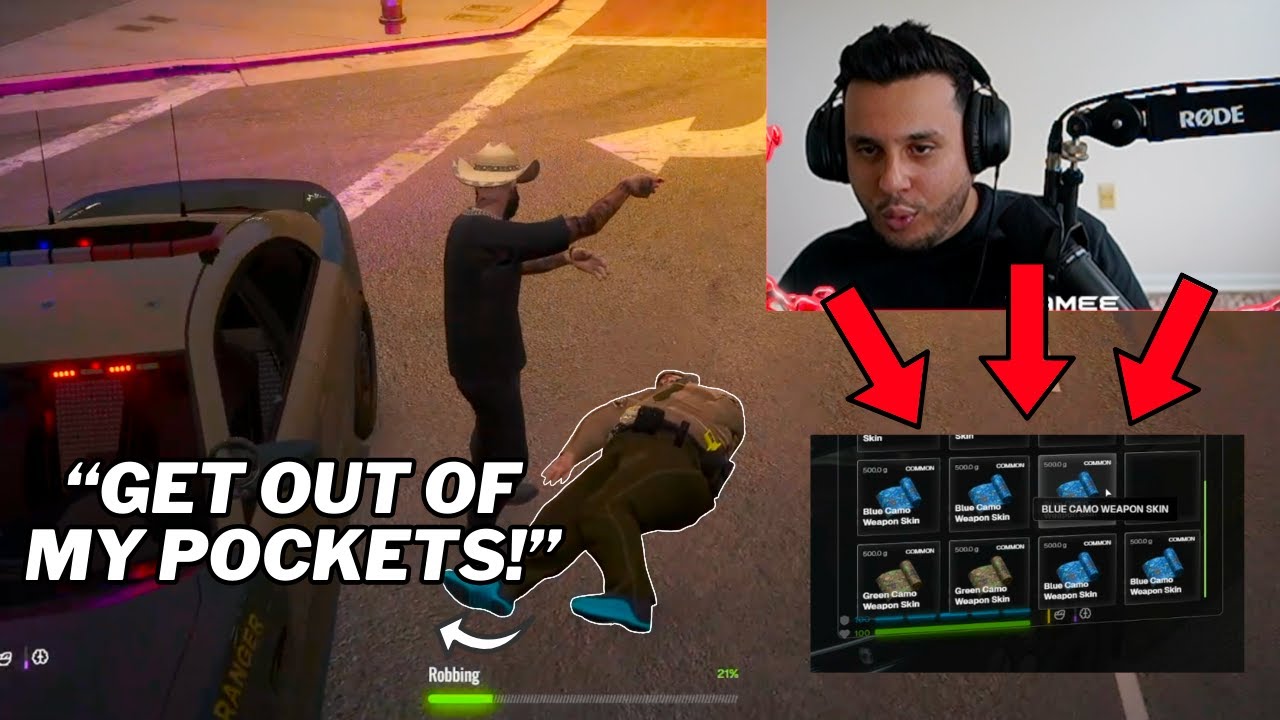 Bustin begs Ramee not to rob him after a shootout in Little Seoul | Prodigy 2.6 | GTA | CG