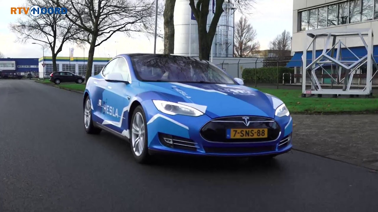 De Groningse Hesla, een Tesla op waterstof - RTV Noord