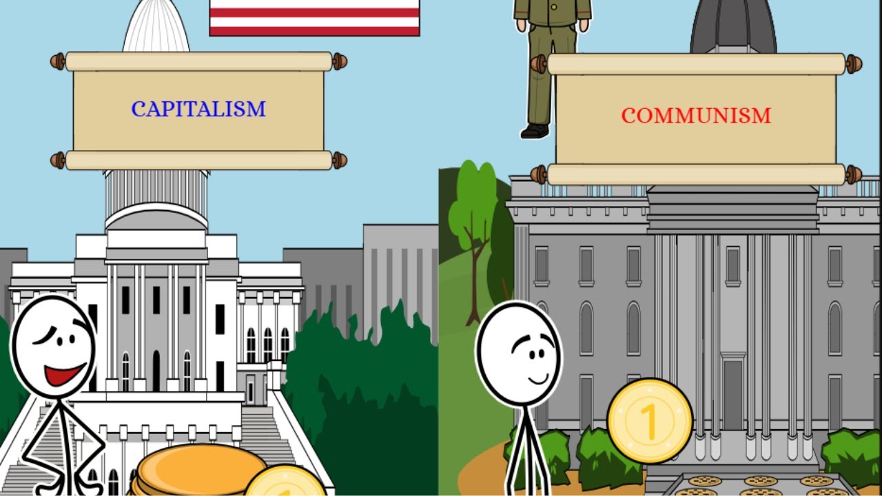 Capitalism vs. Communism Explained in 1 minute.