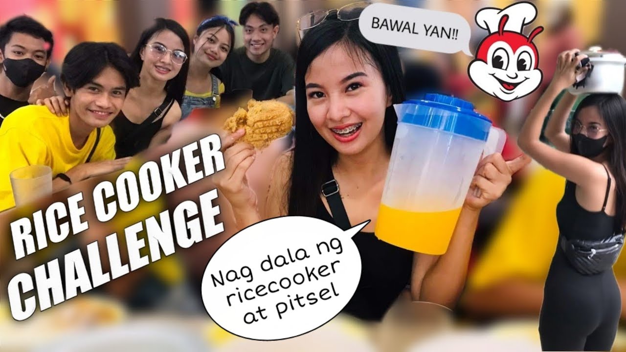 MAG DALA NG RICE COOKER SA JOLLIBE! | Challenge Accepted - Ms. Igado