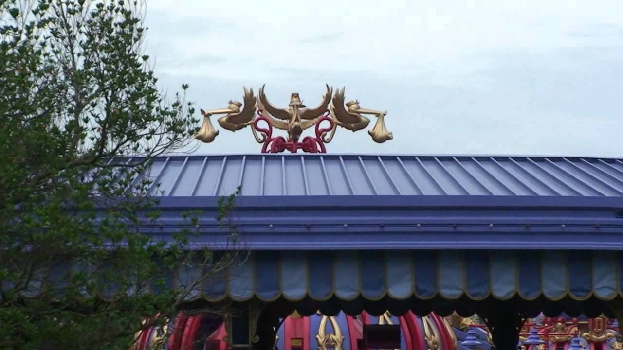 Fantasyland Construction From Ground, Dumbo 5/14/12 Snow White Mine Train, Mermaid, MK