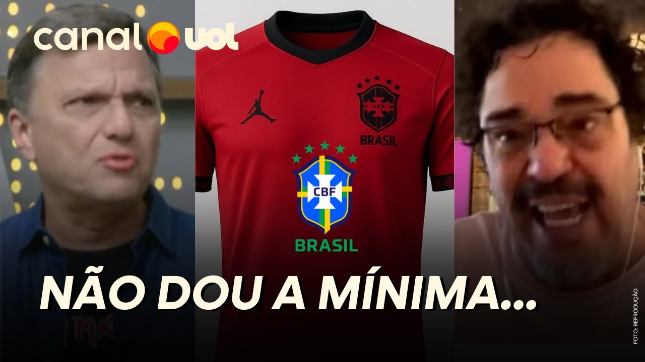 COR DA CAMISA DA SELEÇÃO IMPORTA? MAURO CEZAR, CASAGRANDE E LAVIERI DIVERGEM E DEBATE ESQUENTA!