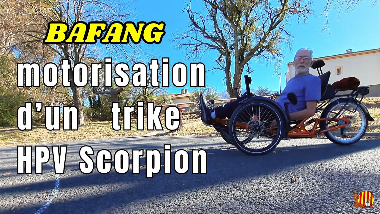Pas à pas la motorisation d'un vélo ou d'un trike avec un kit Bafang.