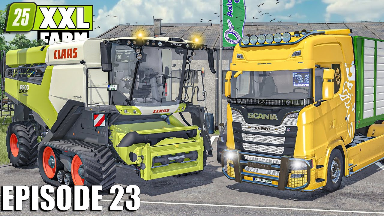 NEW MONSTER HARVESTER ARRIVED on THE FARM | The XXL FARM | Farming Simulator 25
