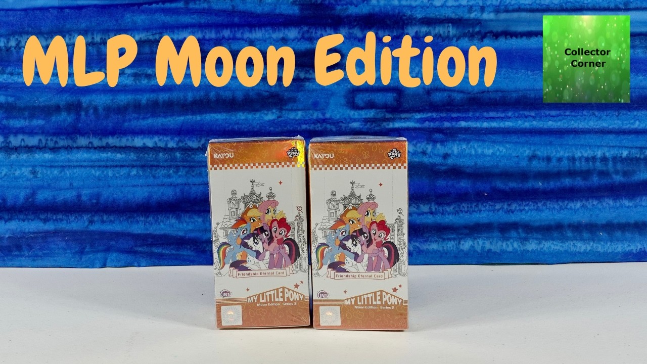 Распаковка набора коллекционных карточек Kayou из серии My Little Pony Moon Edition Series 2.