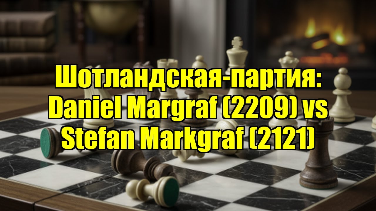 Шотландская-партия: Daniel Margraf (2209) vs Stefan Markgraf (2121)