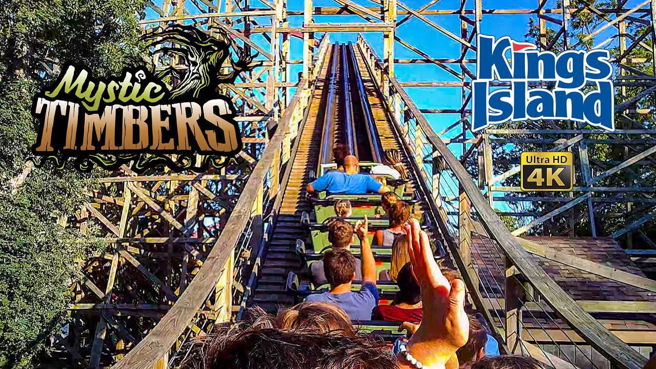 2022 Mystic Timbers Roller Coaster On Ride 4K POV Kings Island