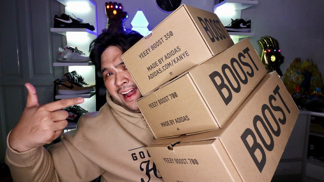 WHERE TO BUY CHEAP LEGIT YEEZYS UNDER RETAIL (+TRIPLE YEEZY UNBOXING)!