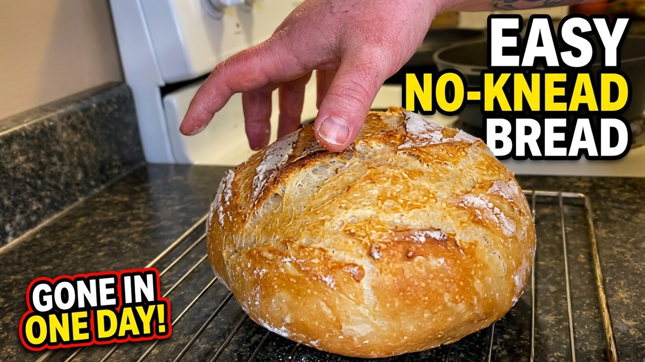 Simple No Knead Bread Recipe | Perfect for Beginners