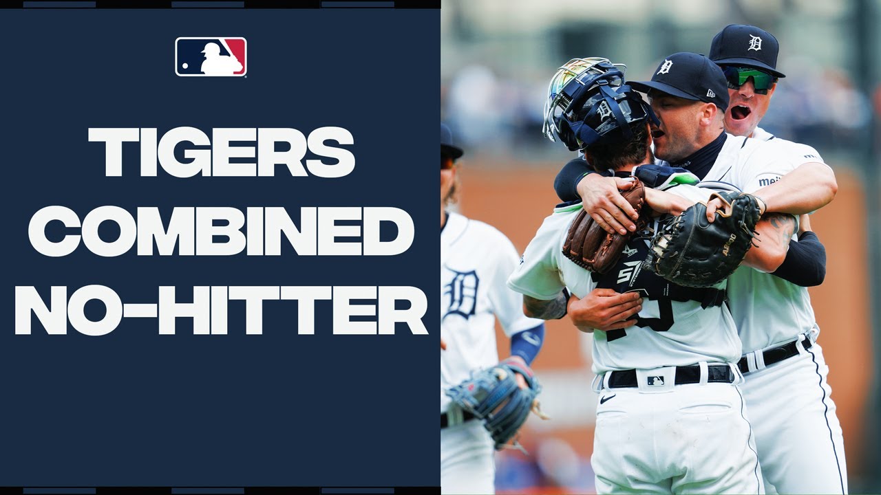 All 27 outs from the Tigers&rsquo; COMBINED NO-HITTER!