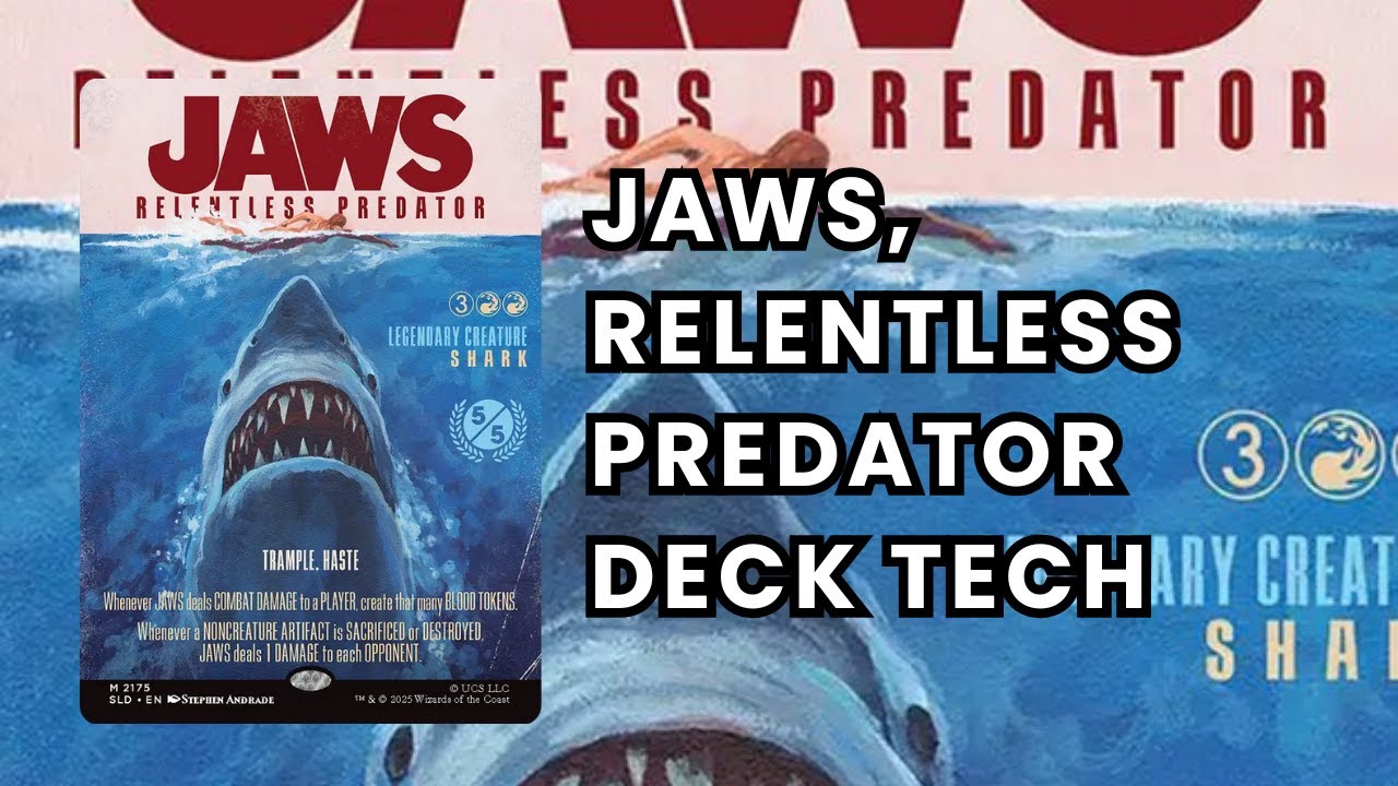 Jaws, Relentless Predator Commander Deck Tech | Blood, Treasures, & Artifacts Burn EDH!