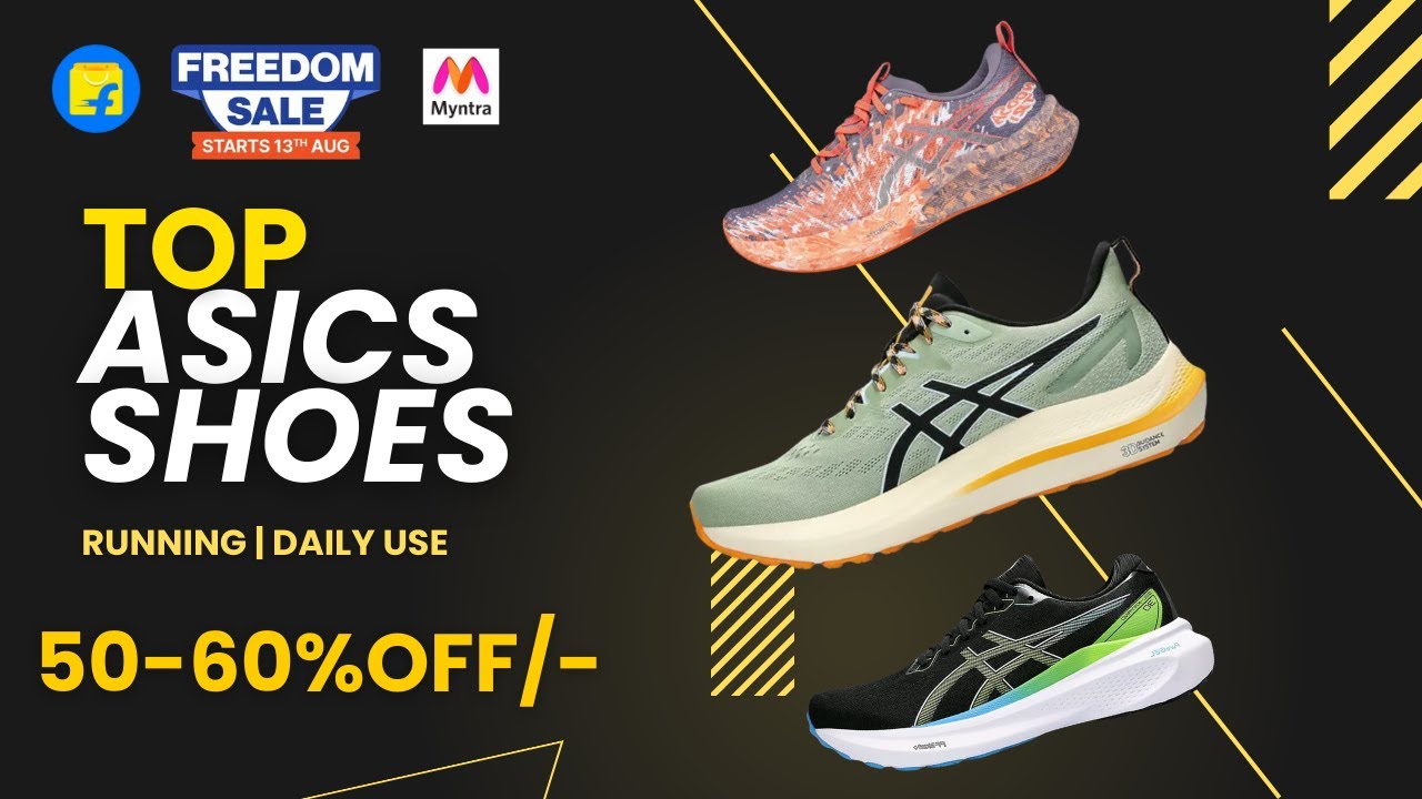 Top 5 Asics Shoes 5Km-10Km Running | Asics best Daily Use And Running Shoes