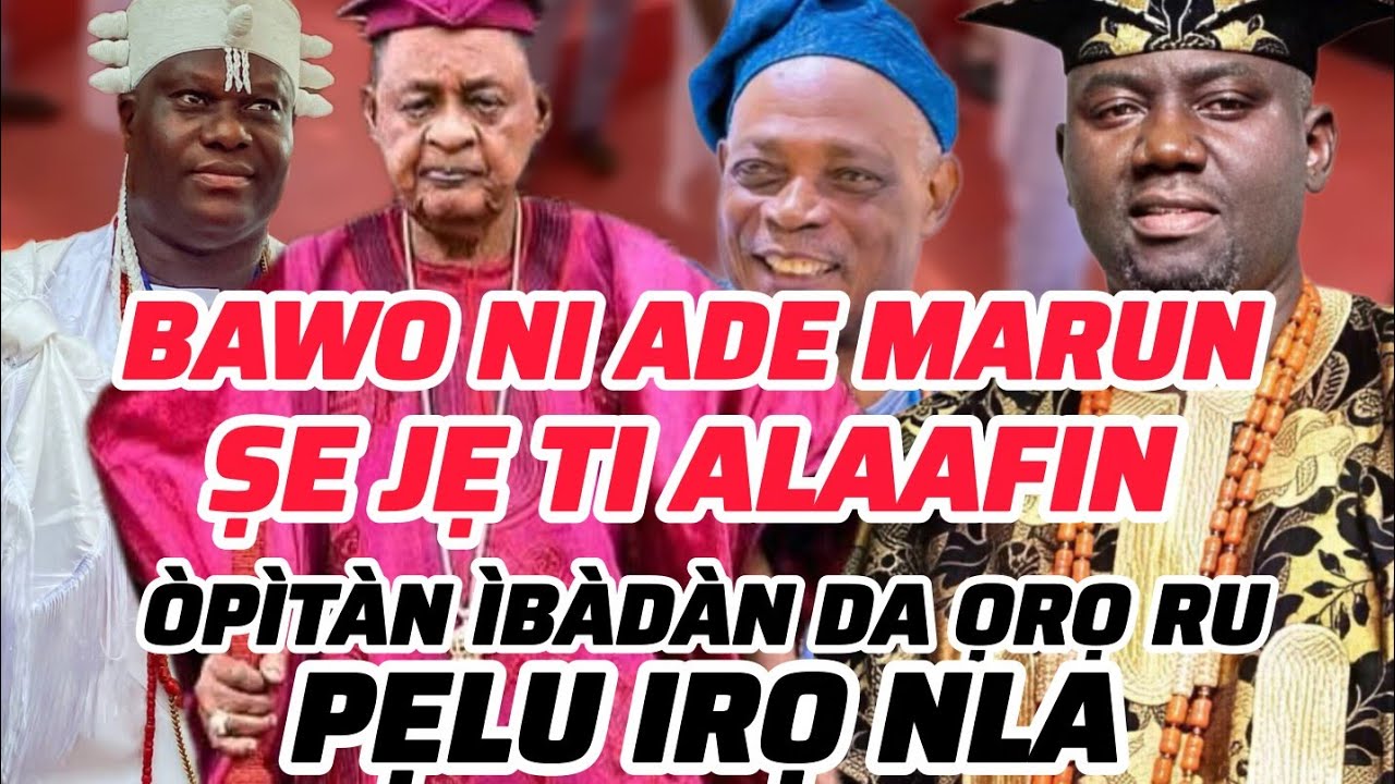 Ẹ BẸRU OLOHUN, ONPITAN IBADAN PẸLU IRỌ NLA GBAU, BAWO NI ADE MARUN ṢE JẸ TI ALÁÀFIN 