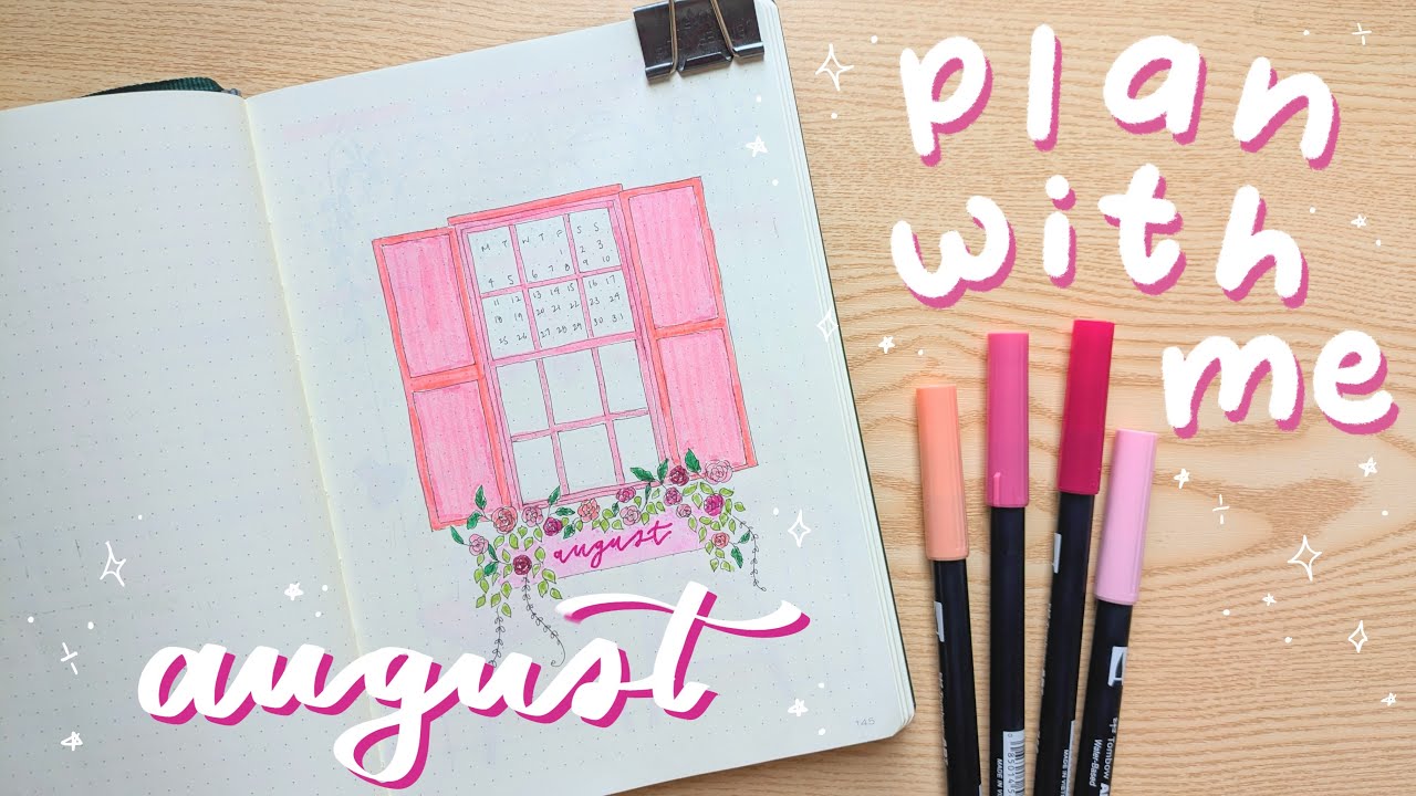 August Journal Setup | home is where you are 🧡