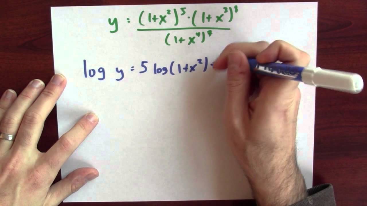 What is logarithmic differentiation? - Week 5 - Lecture 7 - Mooculus