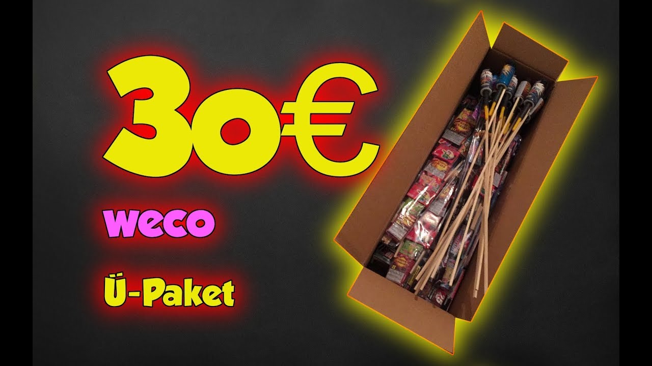 Weco Ü Paket 30 Euro Unboxing 2017 / 2018 | 