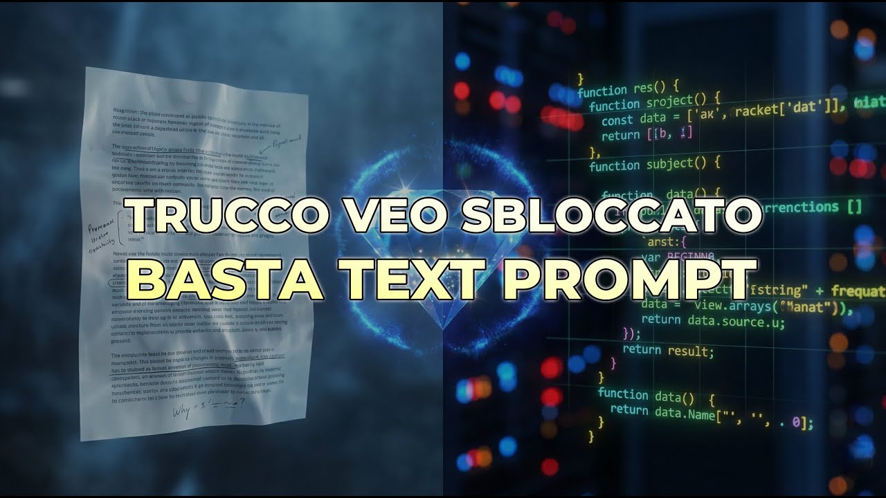 Il Segreto di Veo: Perché i tuoi Prompt di Testo stanno fallendo (e come risolvere)