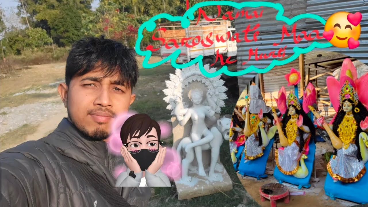 Gayeh Hum Maa Saraswati Devi ke Murti Lene_Namsai  #ananddas #namsai #saraswatipuja2026 