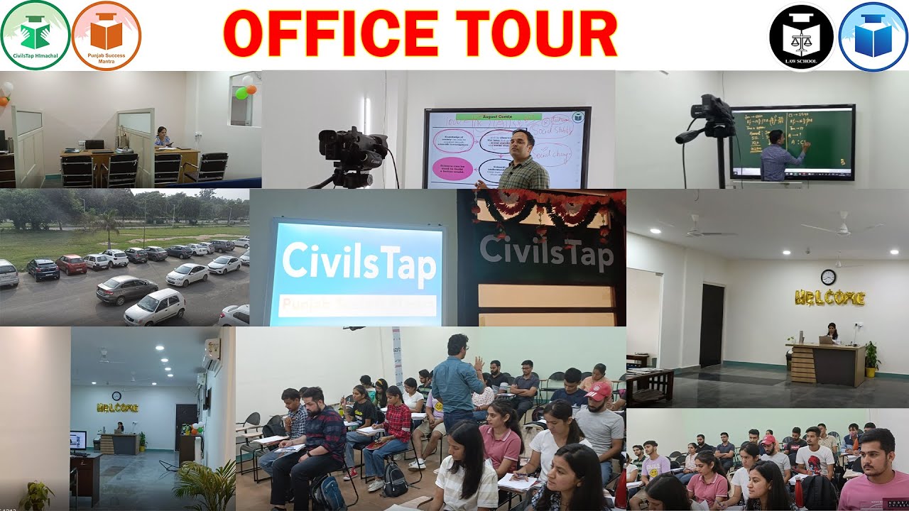 CivilsTap Himachal New Office in Chandigarh | Classroom and Studio