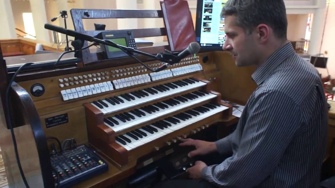 Łapy - kościół p.w. Św. Krzyża - przegląd organów, itp. - 19.08.2016r.