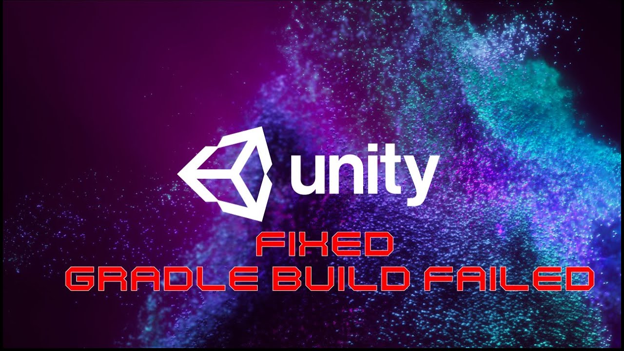Как исправить ошибку компиляции Gradle build failed в Unity.
