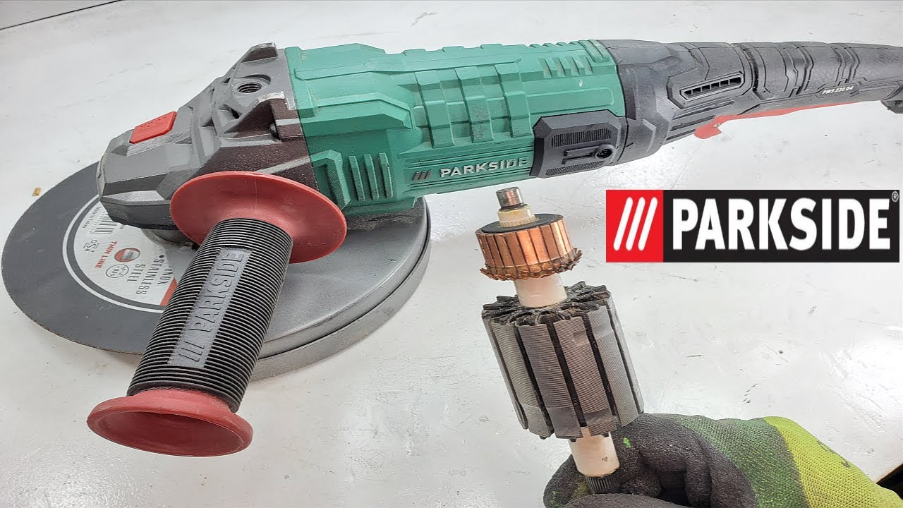 Fix Angle Grinder - PARKSIDE PWS 230 D4 2019 #parkside