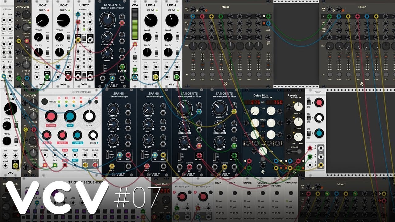 🎵 VCV Rack #07 - Lofi rain