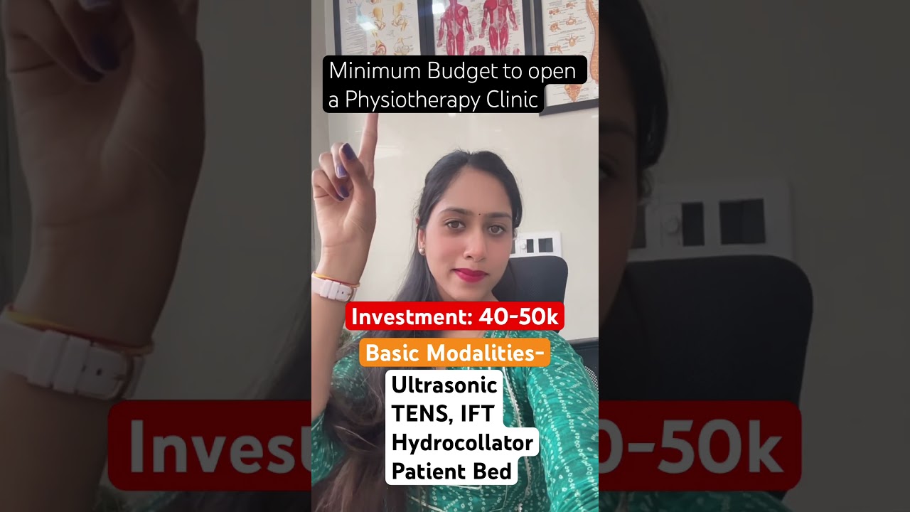 How much money it takes to open Physiotherapy clinic?Budget to open Physio clinic#feedshorts#clinic