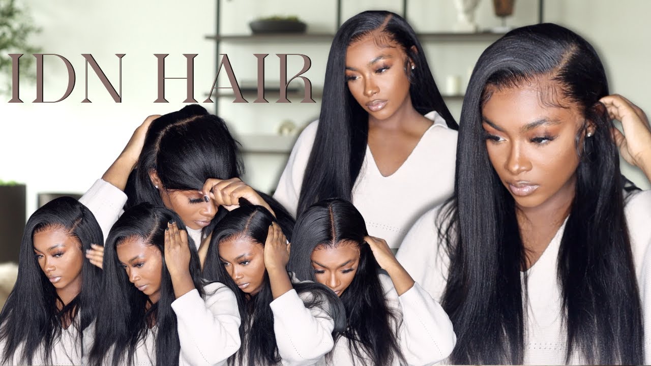 🔥THIS WIG IS BOMB! *NEW*13X6 3D Yaki Straight Lace Wig Review| Best Wig In the market!|IDNhair