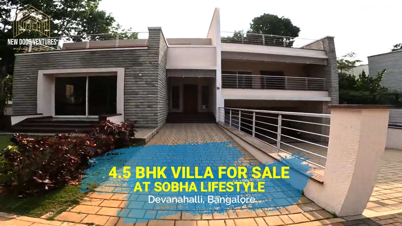 4.5 BHK VILLA FOR SALE at Sobha Lifestyle - Devanahalli - Bangalore