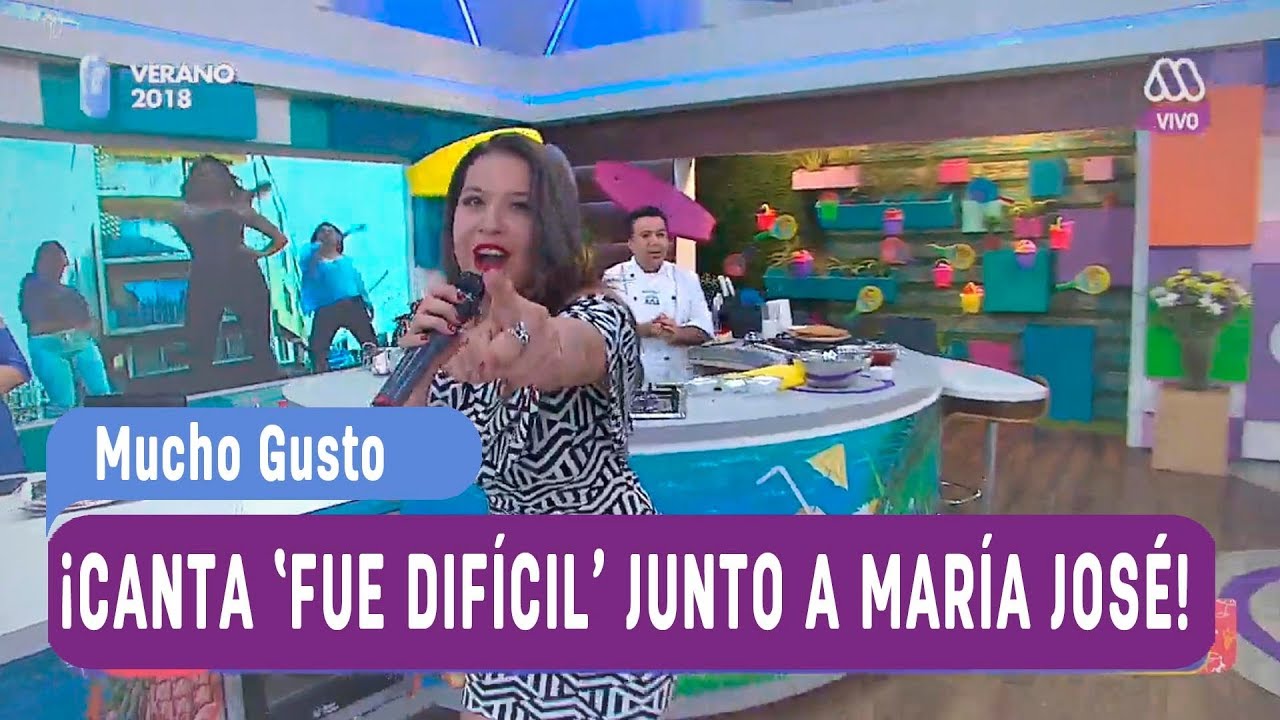 ¡Canta 'Fue difícil' junto a María José Quintanilla! - Mucho gusto 2018
