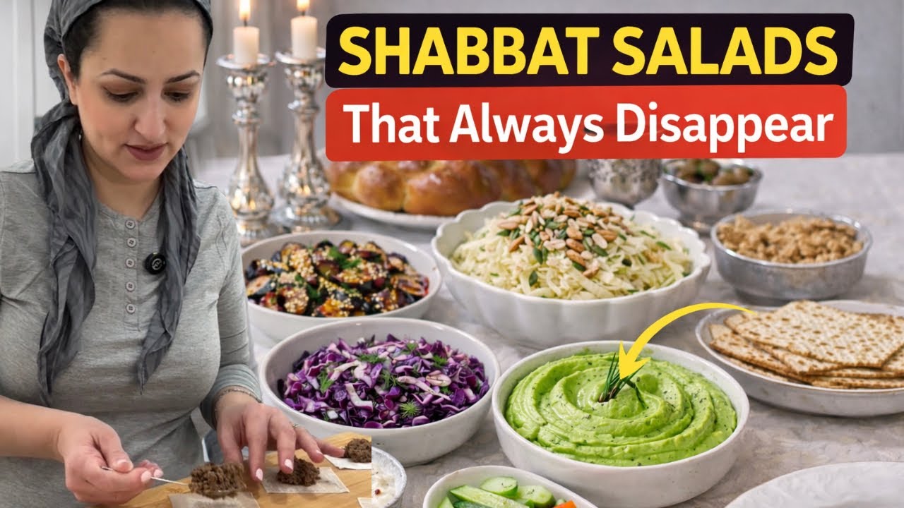 Соусы и салаты на Шаббат