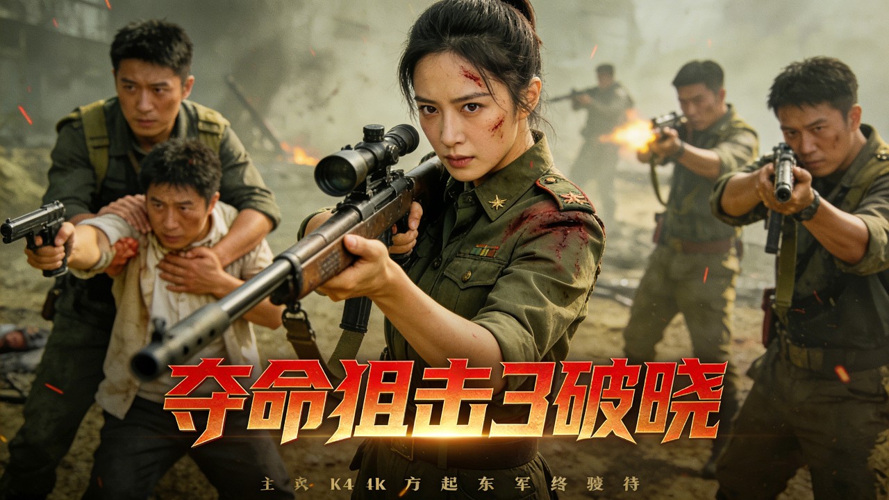 Женщина-снайпер проводит товарища через блокаду агентов!