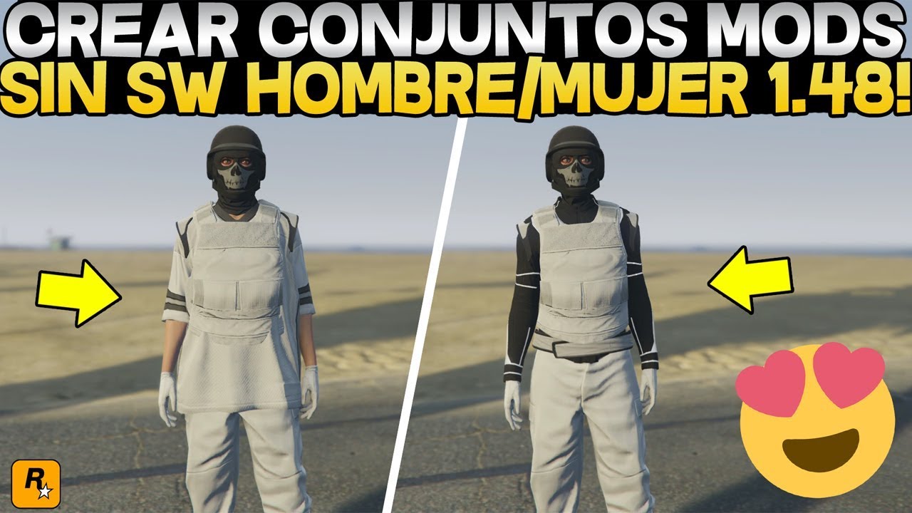 *CREAR SUPER CONJUNTOS EN MINUTOS* SIN SW NI MODS | HOMBRE-MUJER | XBOX,PS4,PC | GTA ONLINE 1.48