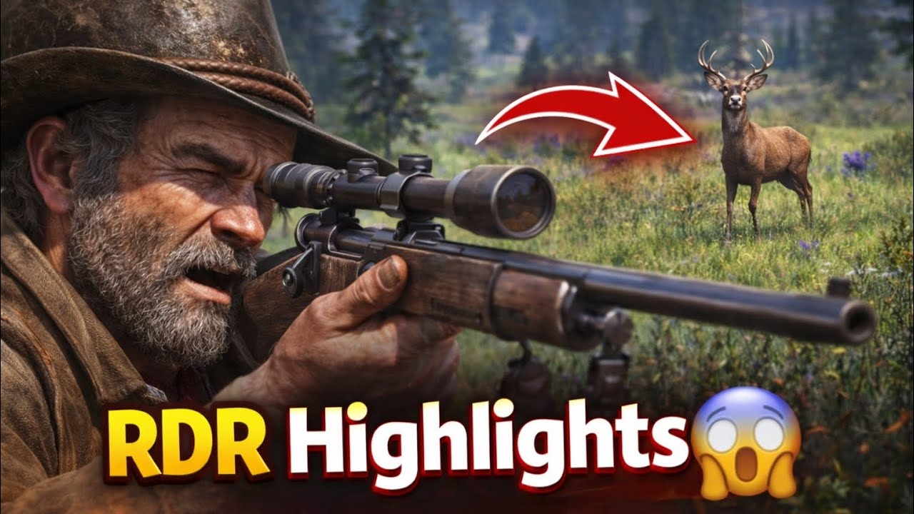 لحظات مجنونة في Red Dead…  😳🤯