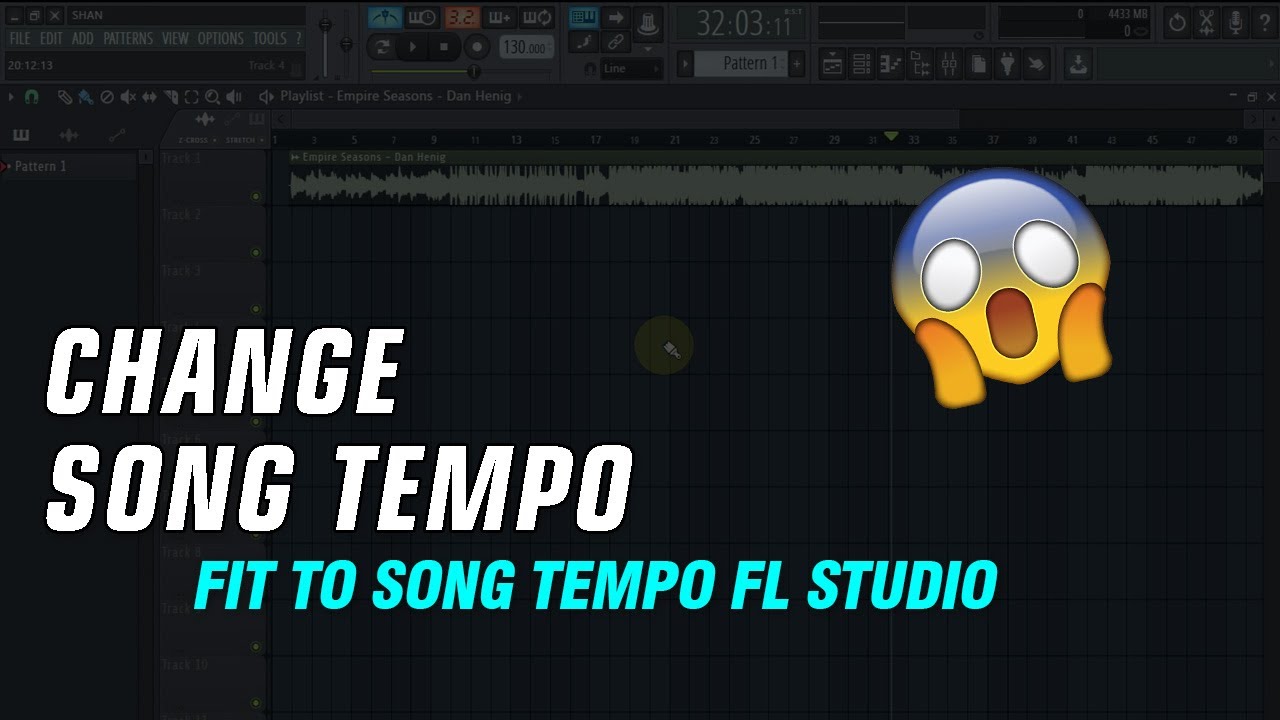 How To Change Song Tempo - Fit To Song Tempo FL Studio