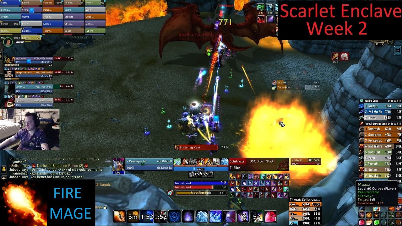 Scarlet Enclave GUILD run - Fire Mage PoV - Week 2 SoD Phase 8 - 4-19-25