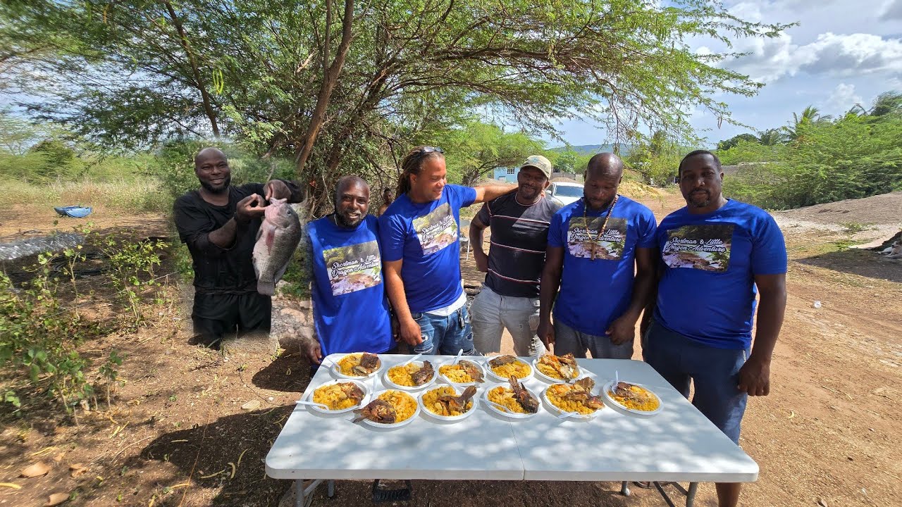Hunting fish and Cooking  a day full of laughter