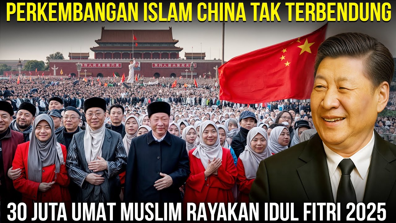 NEGARA KOMUNIS TAPI MEMULIAKAN UMAT MUSLIM! Jutaan Masyarakat Non Muslim China Masuk Islam