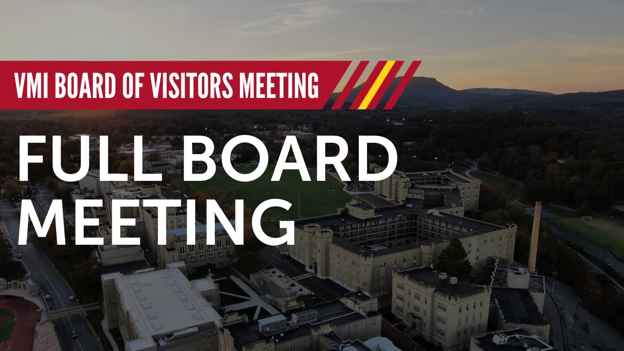 VMI Board of Visitors Full Meeting,  31 JAN 2026
