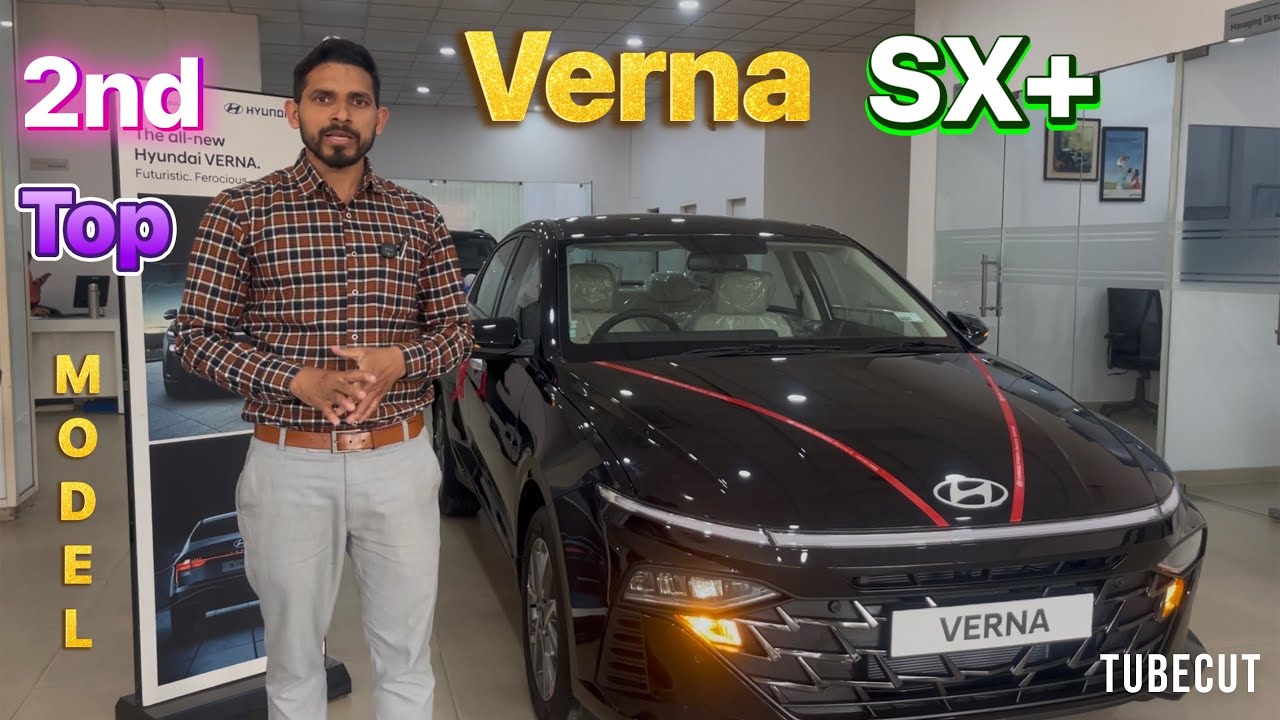 Hyundai Verna SX+ manual Petrol ✅Verna sx+ MT 2026 model 🔥 Verna 2nd top model black 2026 | Verna sx