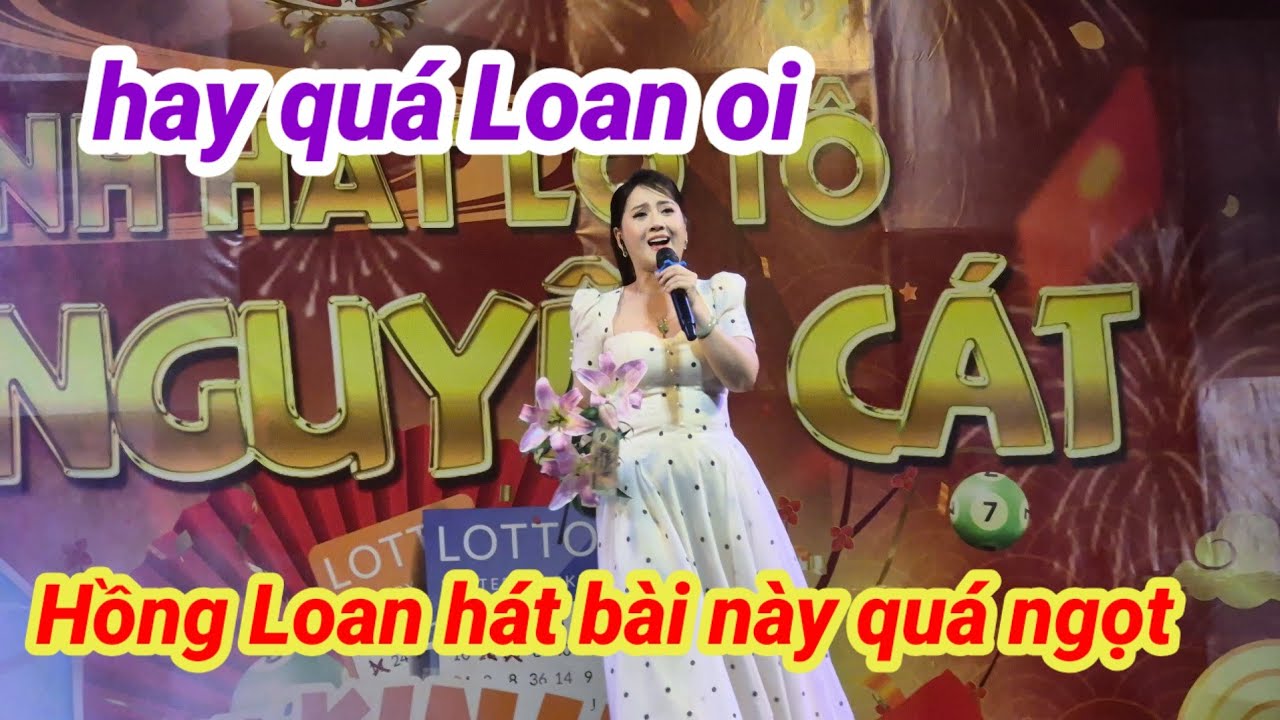 Thật xúc động khi nghe hồng Loan hát bài này quá ngọt. 