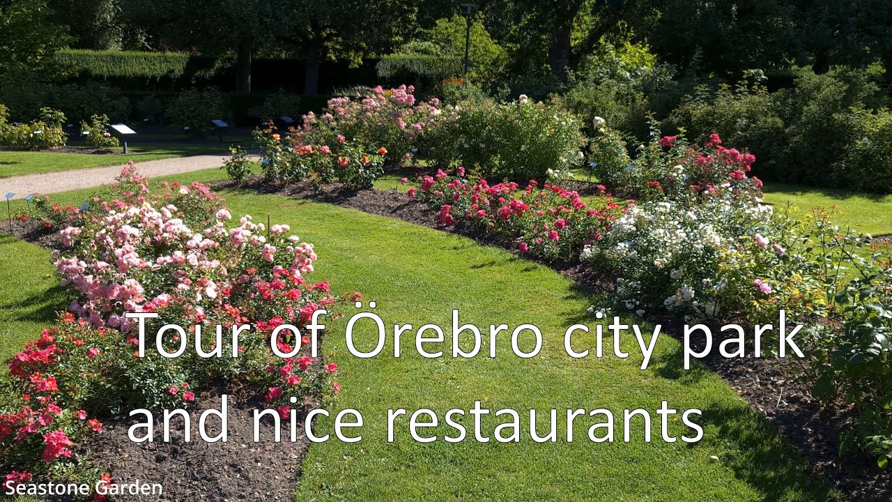 Orebro city park. Amazing park with Beautiful flowers. City garden? Amazing food. Örebro stadspark.