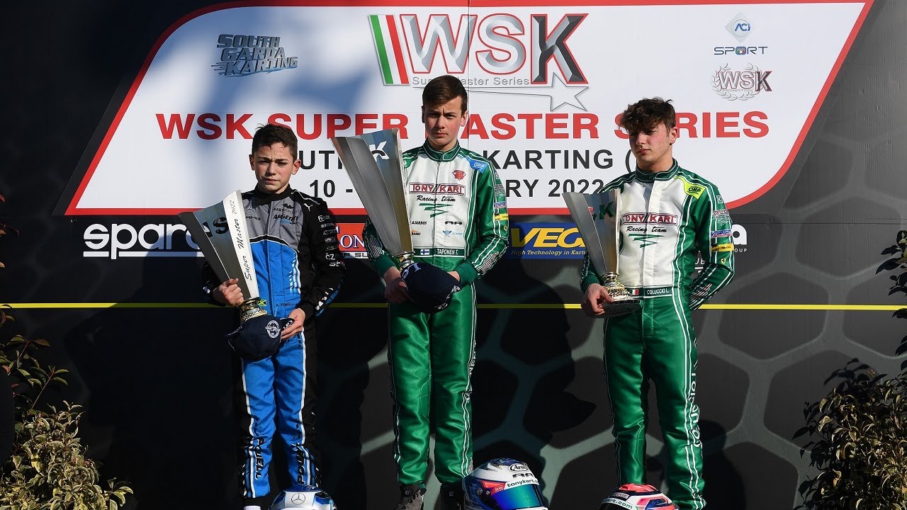 Tuukka Taponen WSK Super Master round 2 Lonato Italy 2022