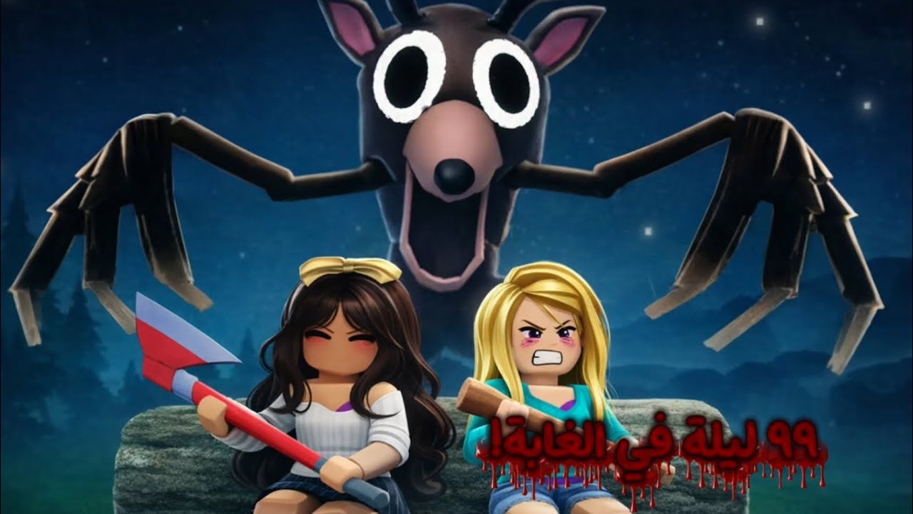٩٩ ليلة في الغابة! اول مرة العابها😱 ضحك لبكرة😂 |Roblox | 99 Nights in the Forest 
